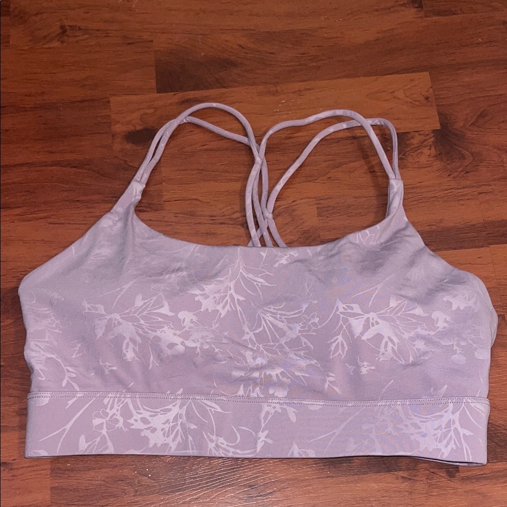 ZYIA floral double strap sports bra🪻 - Picture 2 of 5